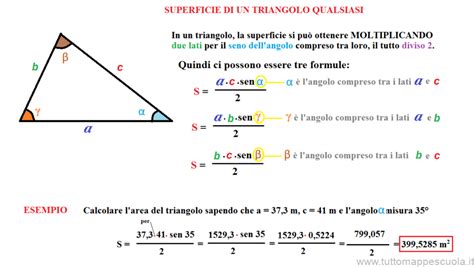 triangolo generico suddiviso in piu aree